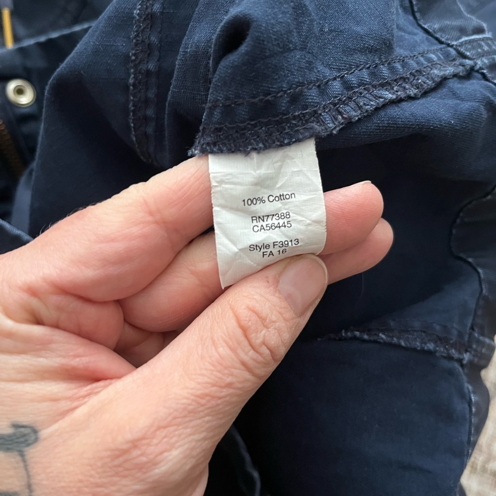 J. Crew Navy Hooded Jacket - Picture 7 of 7